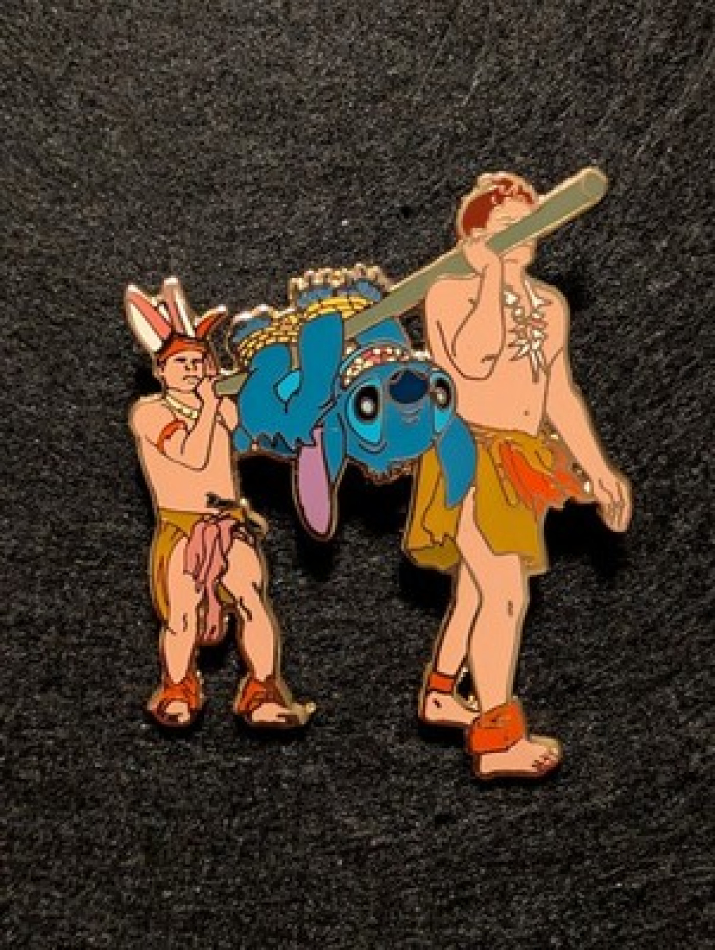 Disney Pin Hogtied Stitch Pin LE500 Pirates Of The Caribbean 