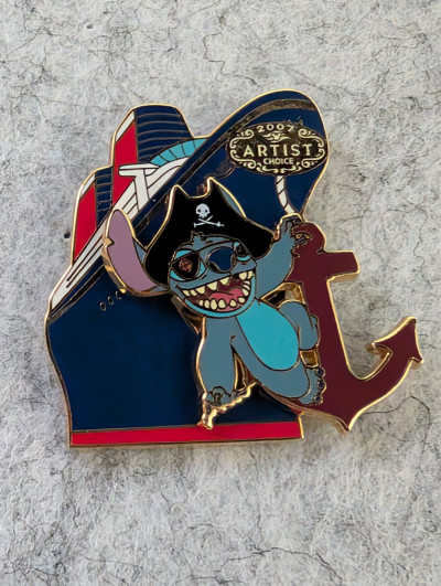Disney DCL Artist Choice 2007 Pirate Stitch Anchor LE 750 AP