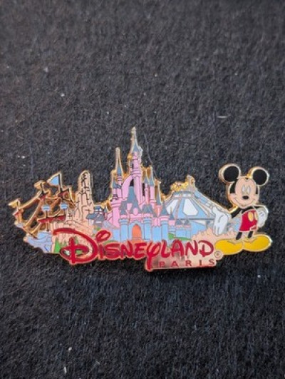 Disney Pin - Disneyland Paris - Parkland Mickey Space Mountain 