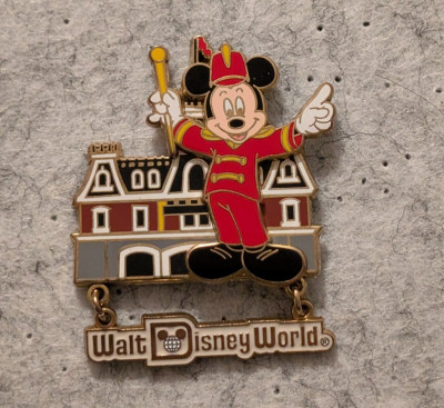 Disney Main Street, U.S.A. Station Mickey Mouse as conductor Pin