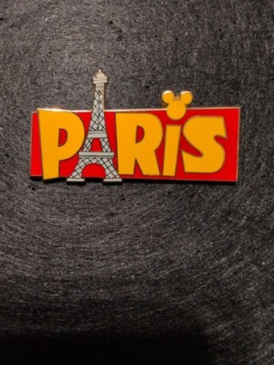 Disneyland Paris Eiffel Tower Paris Mickey Ear Pin