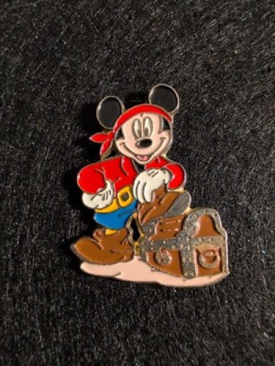 Pirate Mickey Standing on Chest