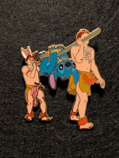 Disney Pin Hogtied Stitch Pin LE500 Pirates Of The Caribbean 